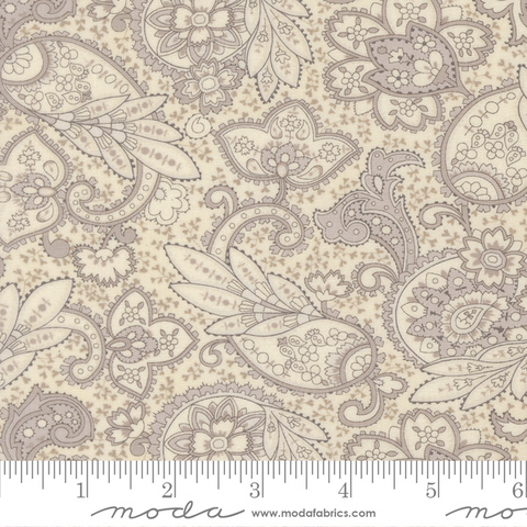 Ambiance - Paisley - Porcelain Silver