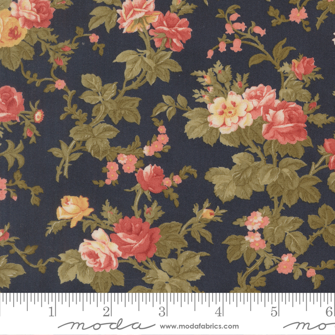 Ambiance - Rose Garden Florals - Midnight