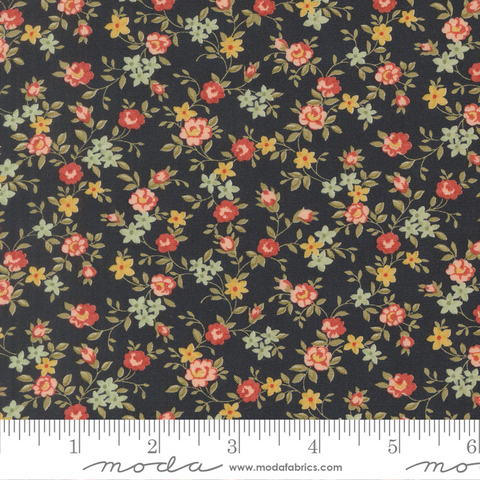 Ambiance - Sweet Roses Small Floral - Midnight