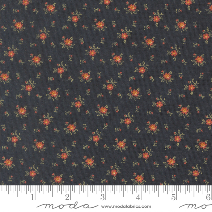 Ambiance - Little Flower Small Floral - Midnight