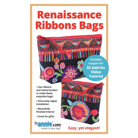 ByAnnie Pattern - Renaissance Ribbons Bags