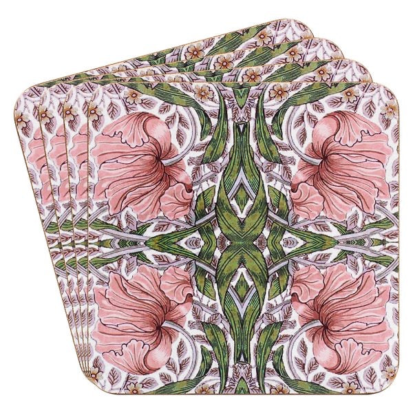 William Morris Coasters - Pimpernel -  Set of 4