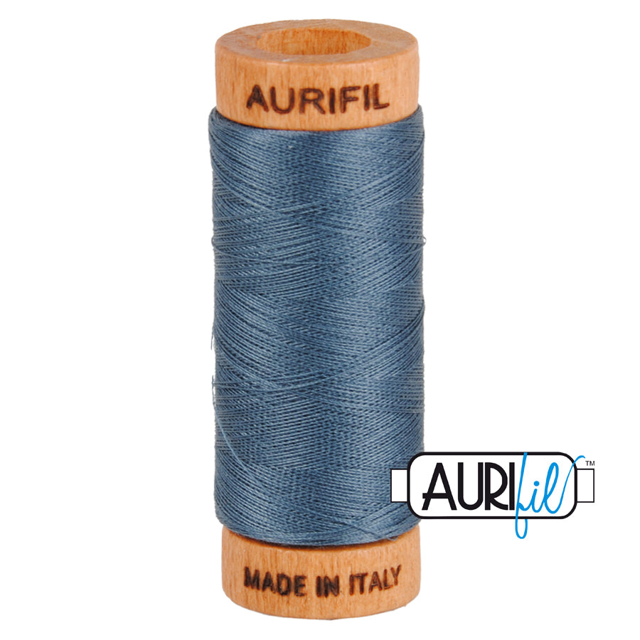 Aurifil Cotton 80wt Thread - 280 mt - 1158 - Medium Grey
