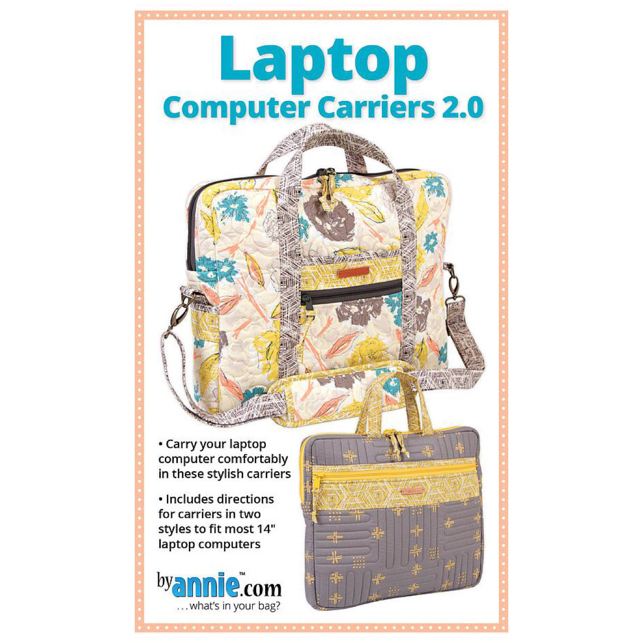 ByAnnie Pattern - Laptop Computer Carriers II