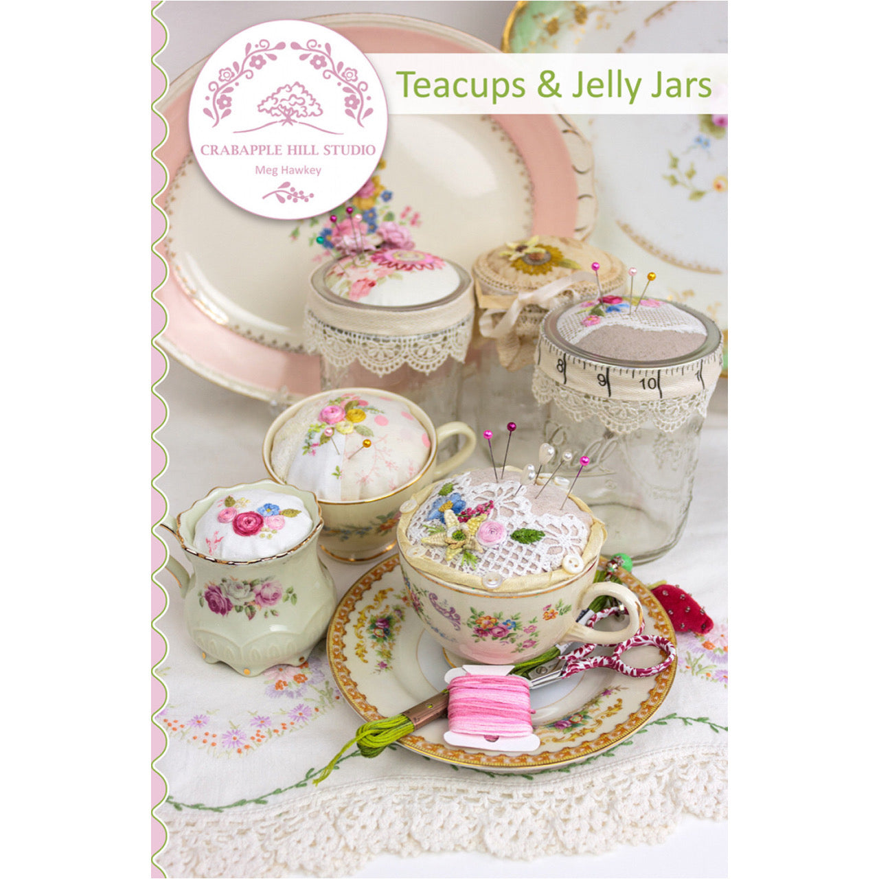 Teacups & Jelly Jars- Pincushion Pattern