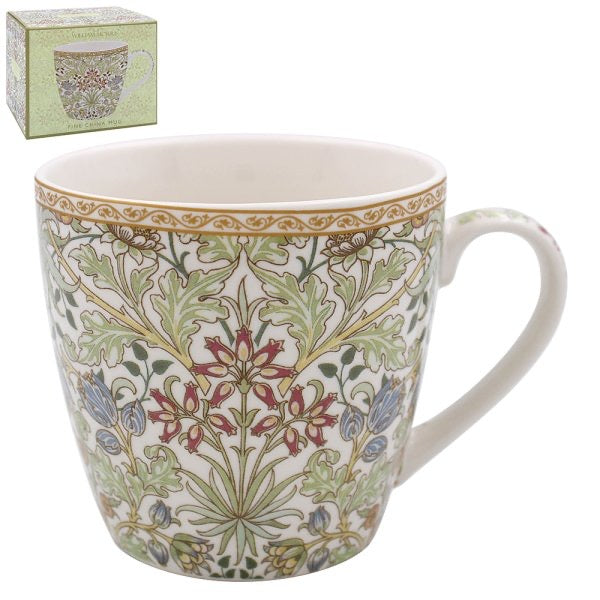 William Morris Fine China 400mL Wide Mug - Hyacinth