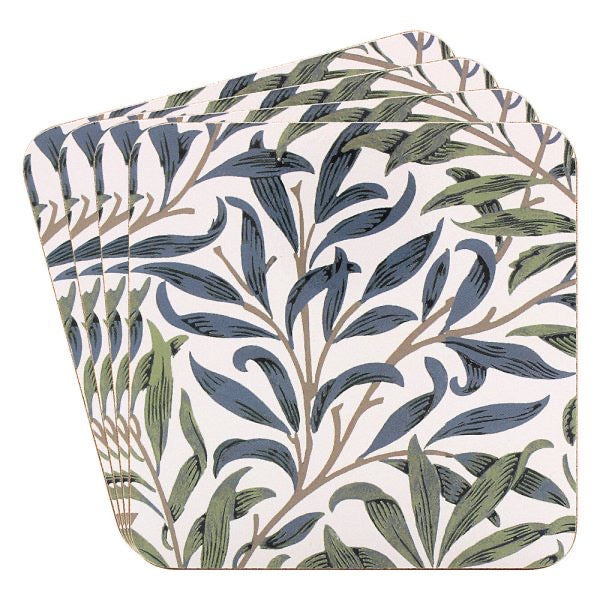 William Morris Coasters - Willow -  Set of 4