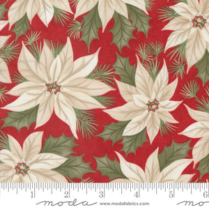 A Christmas Carol - Poinsettias - Crimson
