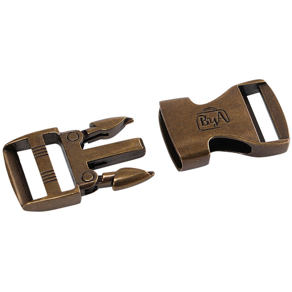 ByAnnie Hardware - 1” Side Release Buckle - Brass