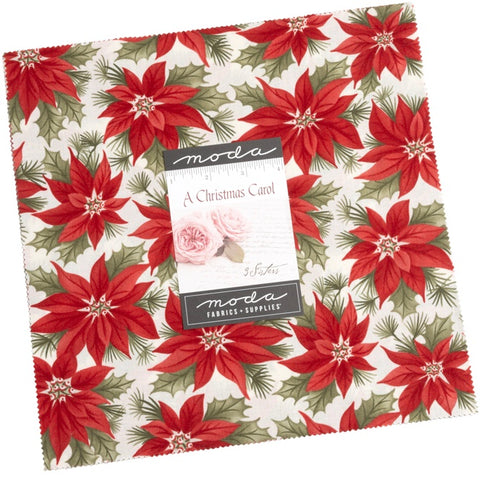 A Christmas Carol by Sisters - Layer Cake - 10” squares