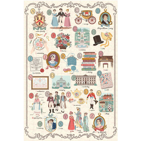 Jane Austen A to Z 250 Piece Puzzle
