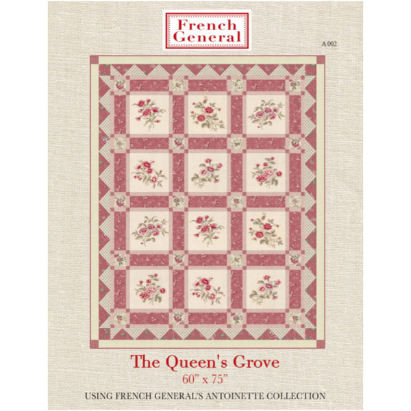 Quilt Pattern - The Queen’s Grove - 59"x74"