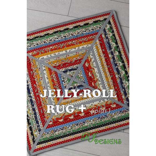 Jelly Roll Rug+ Pattern - Square Jelly-Roll Rug