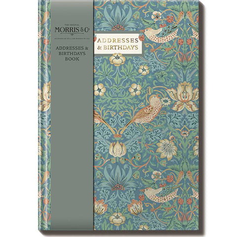 Address & Birthday Book - Morris&Co. - Strawberry Thief