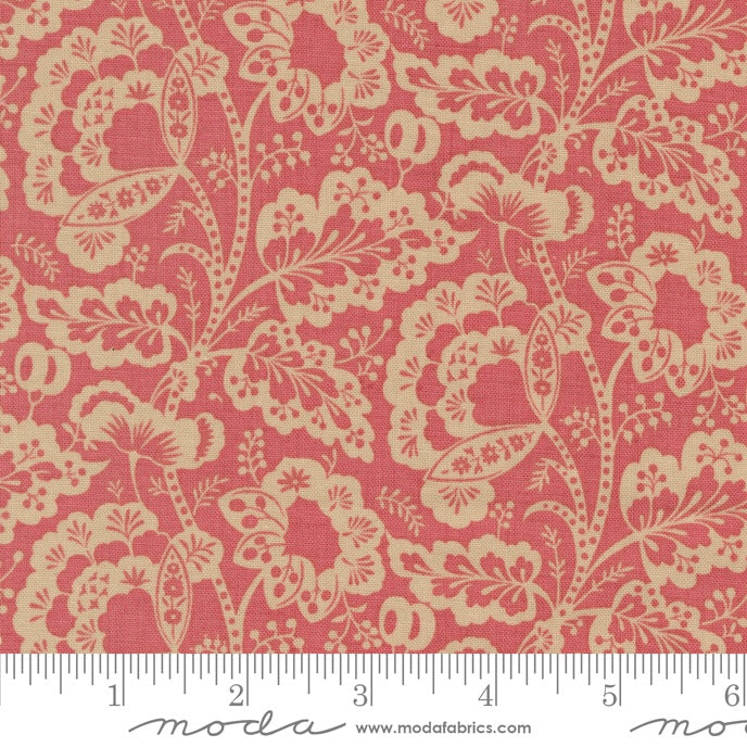 Rouenneries Trois - Jolie Florals - Faded Red