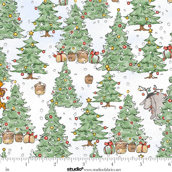 Christmas at Pooh Corner - Christmas Trees - Snow