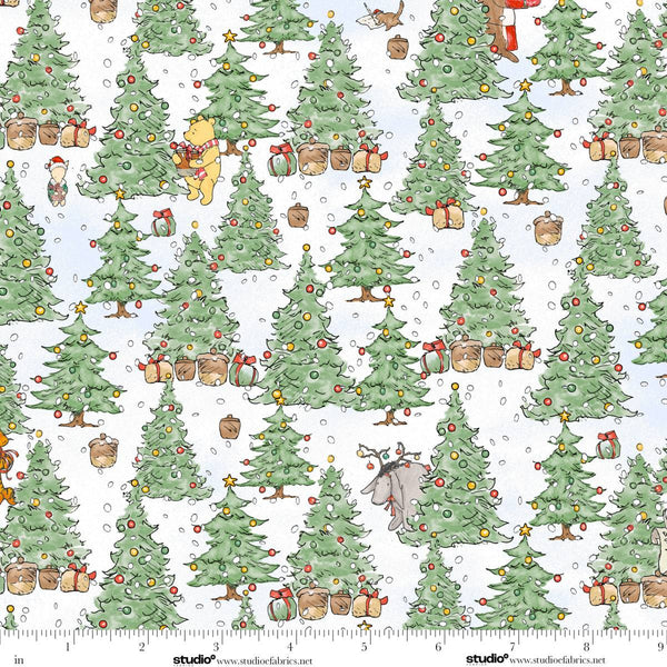 Christmas at Pooh Corner - Christmas Trees - Snow