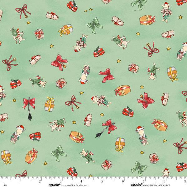 Christmas at Pooh Corner - Piglets - Light Green
