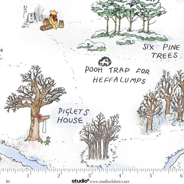 Christmas at Pooh Corner - Frosted Acre Wood - Snow