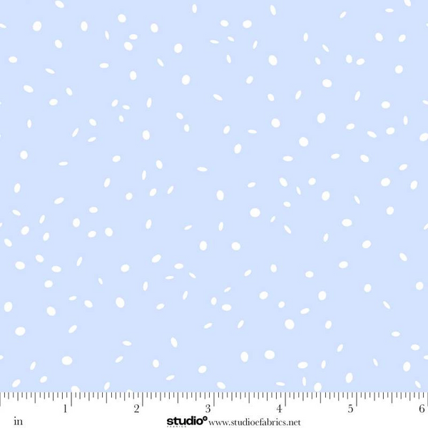 Christmas at Pooh Corner - Snowflakes - Light Blue