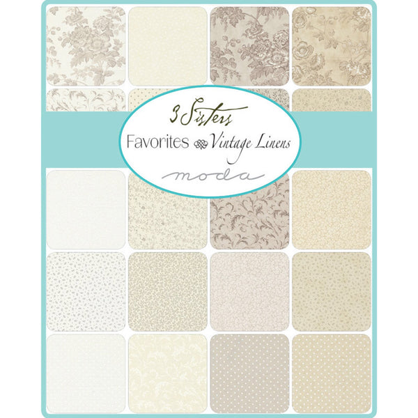 Favorite Vintage Linens - Charm Pack - 5" squares