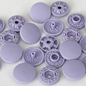 Plastic Finger Snaps - 1/2” - 8pc - Lavender