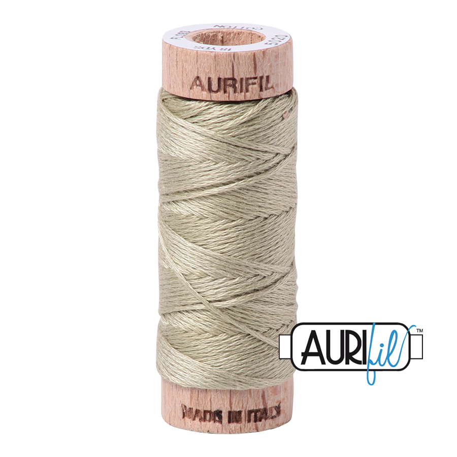 Aurifil Cotton Floss 6 Strand - 18yd - 5020 - Light Military Green