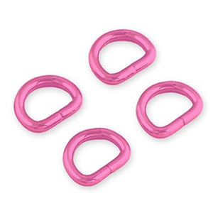 Tula Pink - D-Rings - 1/2” - 4 pack - Pink