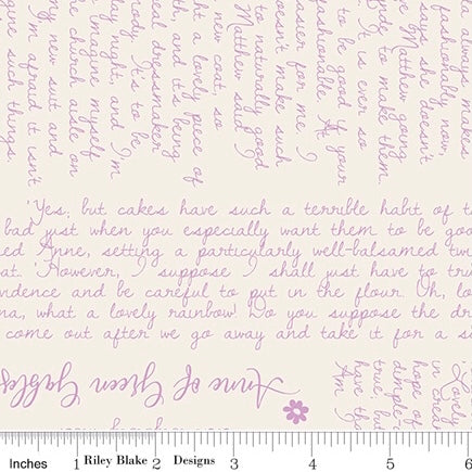 Anne of Green Gables - Text - Cream