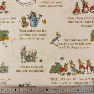 Tale of Peter Rabbit - Text - Cream