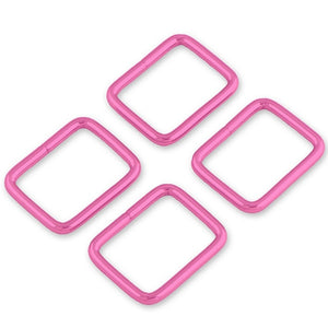 Tula Pink - Rectangle Rings - 1” - 4 pack - Pink