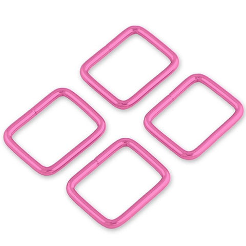 Tula Pink - Rectangle Rings - 1” - 4 pack - Pink