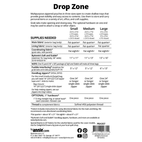 ByAnnie Pattern - Drop Zone