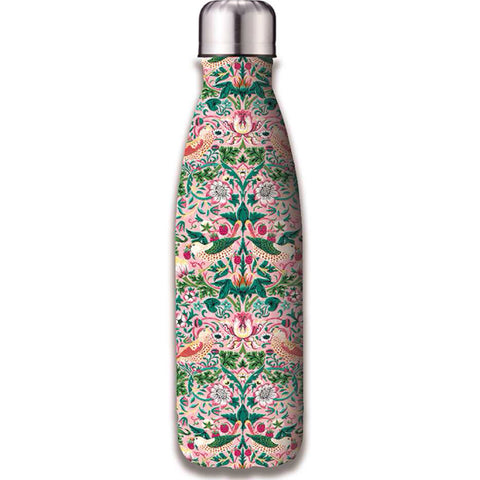 Insulated Bottle - 500ml - Pink Strawberry Thief