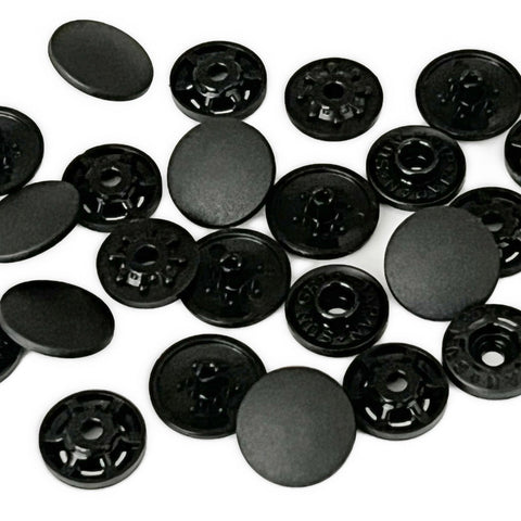 Plastic Finger Snaps - 1/2” - 8pc - Black