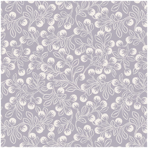 Snowberries Flannel - Lavender