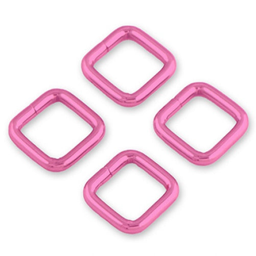 Tula Pink - Rectangle Rings - 1/2” - 4 pack - Pink