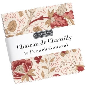 Chateau de Chantilly - Mini Charm Pack - 2.5" squares