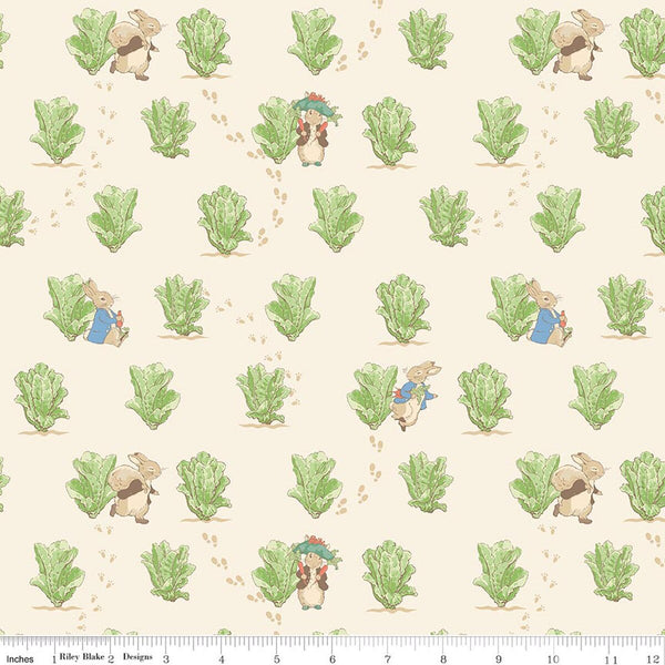 Peter Rabbit & Benjamin Bunny - Lettuce Patch - Cream