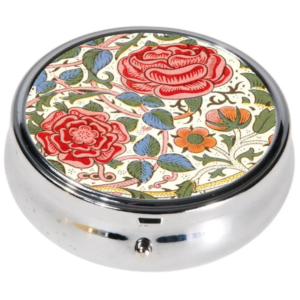 Pill Box - Round - Rose