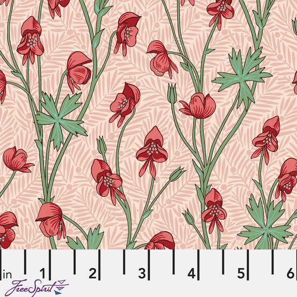 Monkshood - Fuchsia - Cotton Lawn