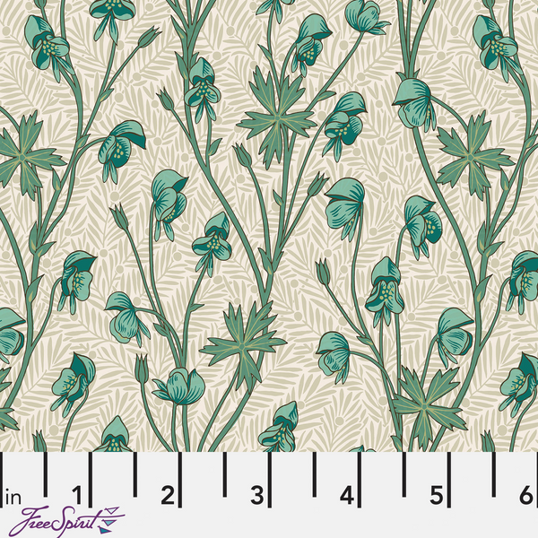 Monkshood - Mineral - Cotton Lawn