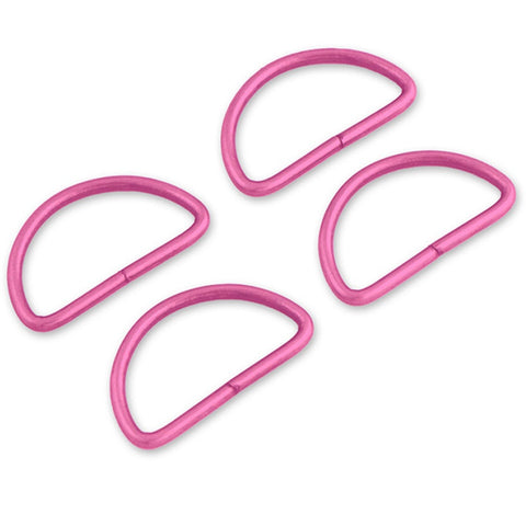 Tula Pink - D-Rings - 1.5” - 4 pack - Pink