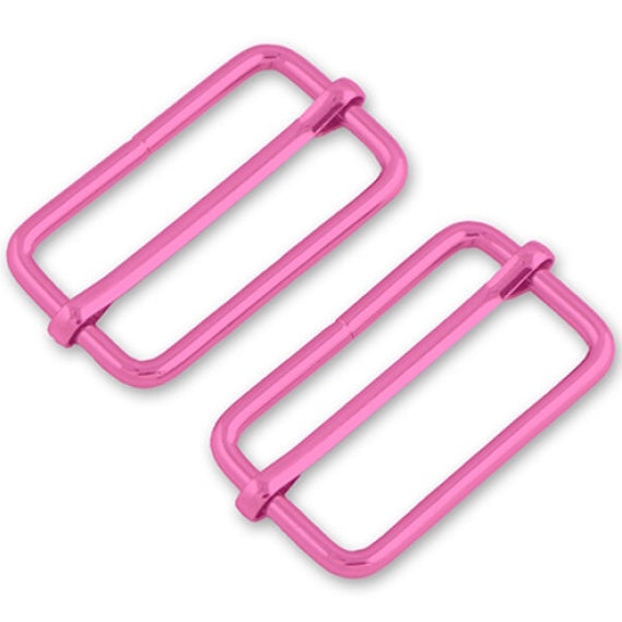 Tula Pink - Slider Buckle - 1.5” - 2 pack - Pink