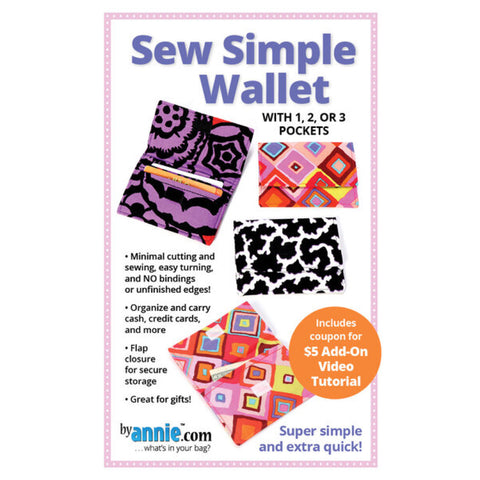 ByAnnie Pattern - Sew Simple Wallet