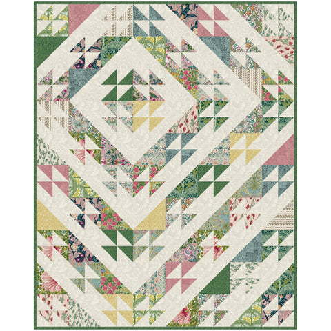 Park Path Quilt - Quilt Top Kit - 48"x 60" - Advanced Beginner