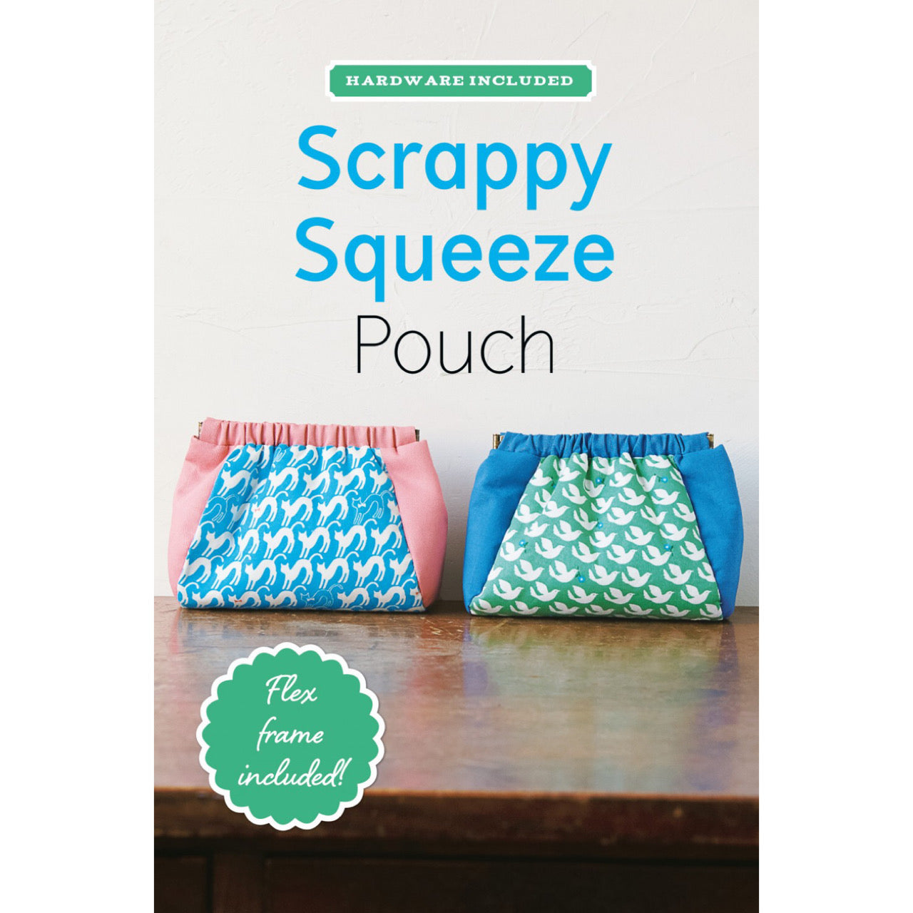 Zakka Workshop Scrappy Squeeze Pouch Kit - Finished 6.75" H x 4.765" W - ZW2668