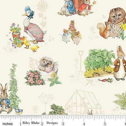 Peter Rabbit & Friends Flannel - Characters - Cloud