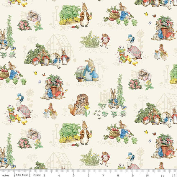 Peter Rabbit & Friends Flannel - Characters - Cloud
