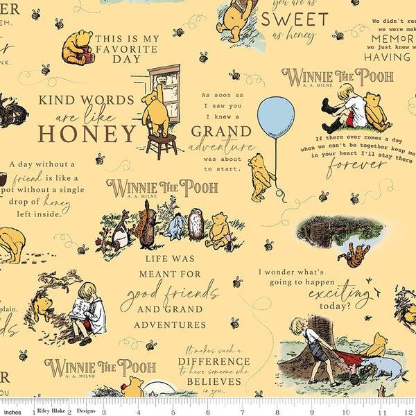 Winnie the Pooh Flannel - Quotes - Sunshine
